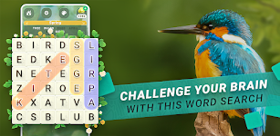 screenshot of Word Search Nature Puzzle Game