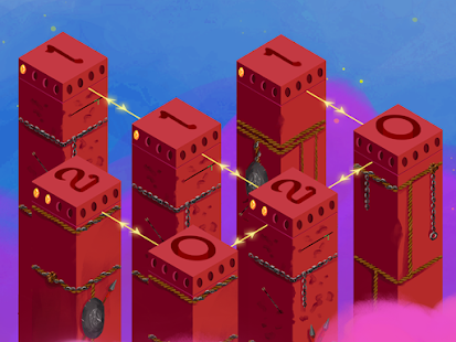 Mystic Pillars: Screenshot di un puzzle game