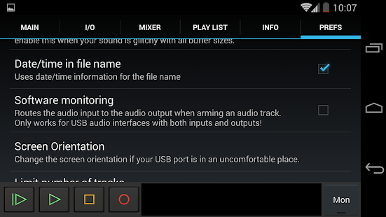 Enregistreur audio USB PRO