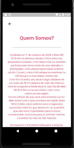 Mais FM 97,5 Screen 3