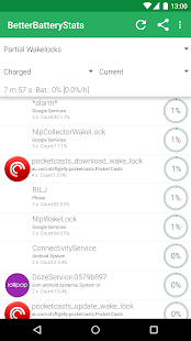 BetterBatteryStats Captura de pantalla