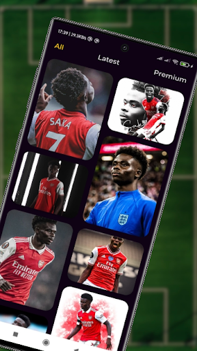 Bukayo Saka Wallpapers 4K 2023 Screen 2