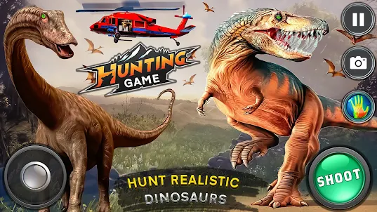 야생 공룡 사냥 총 3D 게임