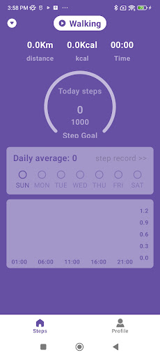 Android application RUNNING FUN screenshort