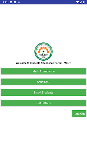Students Attendance - MCUT Screen 2