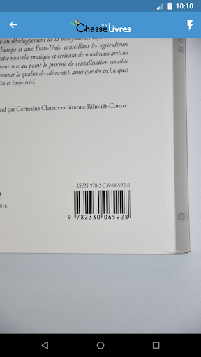 Chasse Aux Livres Scan Screen 2