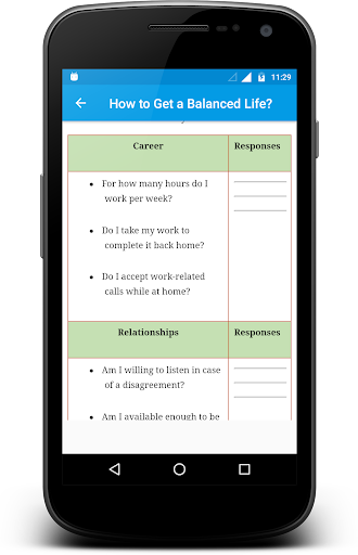 Work Life Balance Screen 3