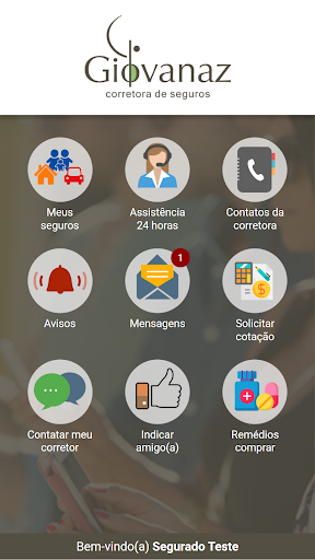 Android application Giovanaz screenshort