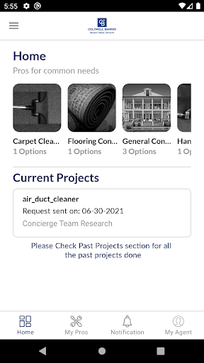 Coldwell Banker Select Concier Screen 2