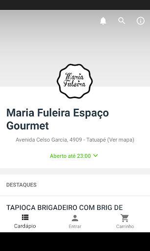 Android application Maria Fuleira Espaço Gourmet screenshort