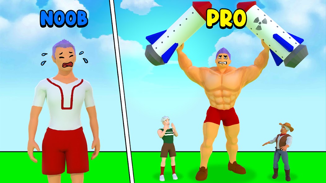 Gym Idle Clicker: Fitness Hero 1.0.12 APK + Мод (Unlimited money) за Android