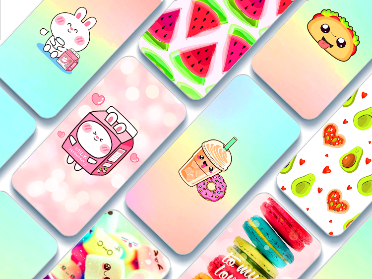 Cute Food Kawaii backgrounds by Kawaii Apps - (Android Apps) — AppAgg