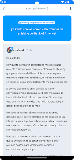 EstafasRD - Alerta Fraudes Screen 3