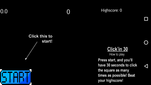 Clickin 30 Screen 2