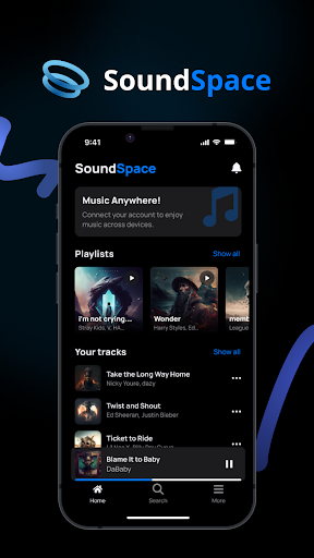 Android application SoundSpace - Music, everywhere screenshort