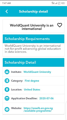 Enugu Scholarship Access Screen 3