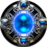 GO Locker Theme Blue Dragon icon
