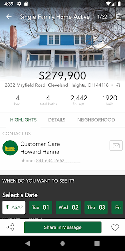 Howard Hanna Real Estate Screen 2
