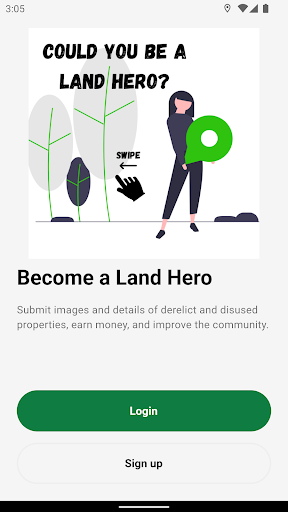 Android application Land Hero screenshort