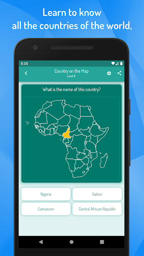 Screenshot of Quiz World Countries & Cities