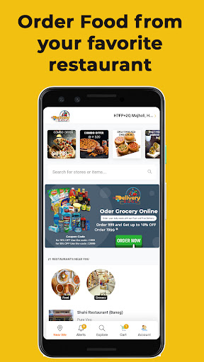 Delivery Babu - Order Online Screen 2