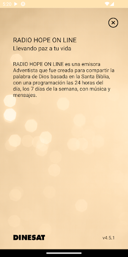 RADIO HOPE ON LINE Screen 3