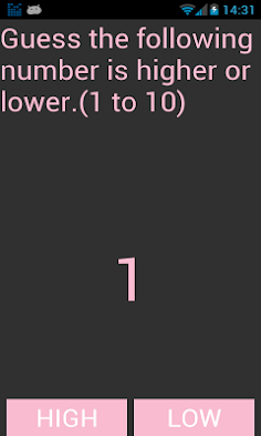Pink High Low - Screenshot 1