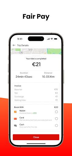 Malta Taxi Driver App Screen 2