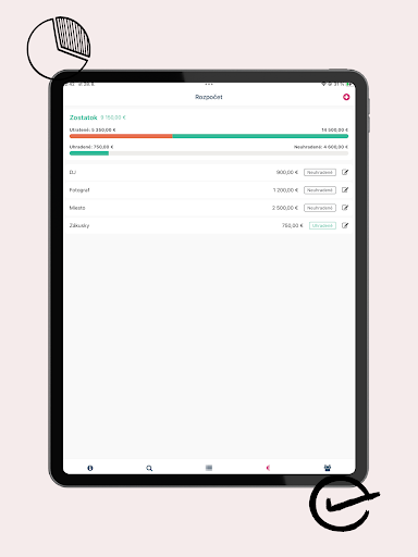 Svadobný plán - plánovač