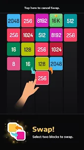 2048 Merge Games - M2 Blocks