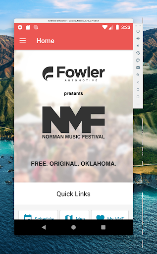 Android application NormanMusicFestival screenshort