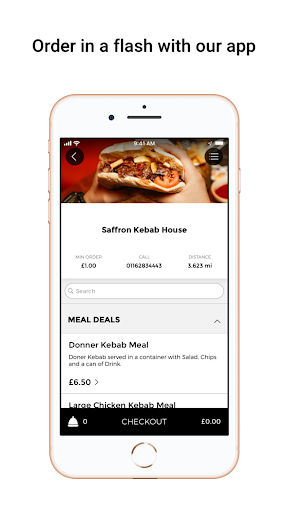 Android application Saffron Kebab House screenshort