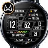 MD300: Digital watch face icon