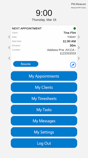 MeasurePM Screen 2