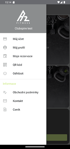 AZ FITNESS Brno Screen 2