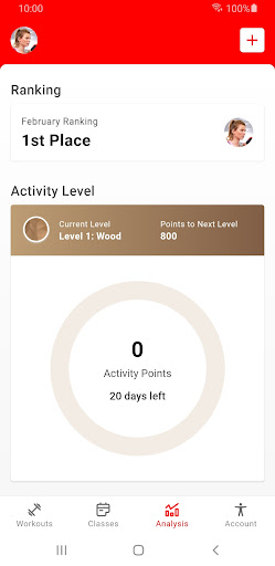 Screenshot of ACTIV FITNESS