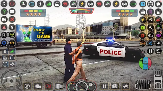 Police Taxi Games Simulator