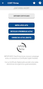 Apoderamiento APUD ACTA móvil