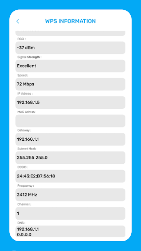 WIFI Analyzer - WPS WPA Tester Screen 3