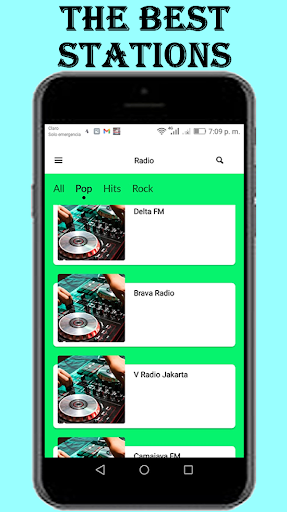 Android application Delta FM screenshort