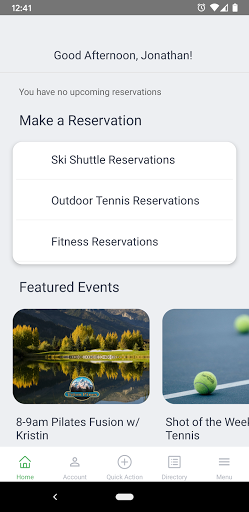 Teton Pines Country Club Screen 2
