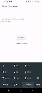 Time Converter: 24 to 12 hour