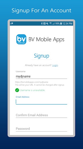 BV Mobile Apps Screen 3