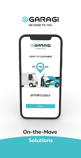 Android application Egaragi Driver screenshort