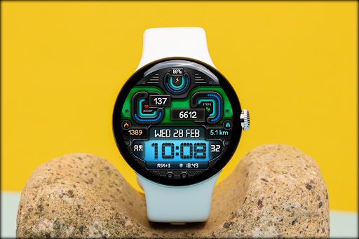 Digital BUBAS URX17 Watch face screenshot 3