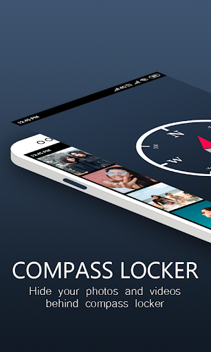 Android application Compass - Photo & Video Locker screenshort
