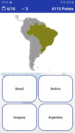 Geo Quiz Screen 3