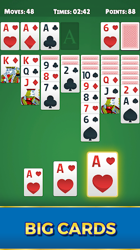 Android application Solitaire - Classic Big Cards screenshort