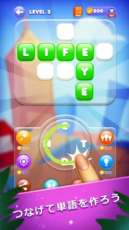 Game screenshot Word Connect：ワードファインダーとワードゲーム mod apk