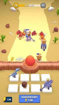 Dino Merge Wars - Screenshot 2